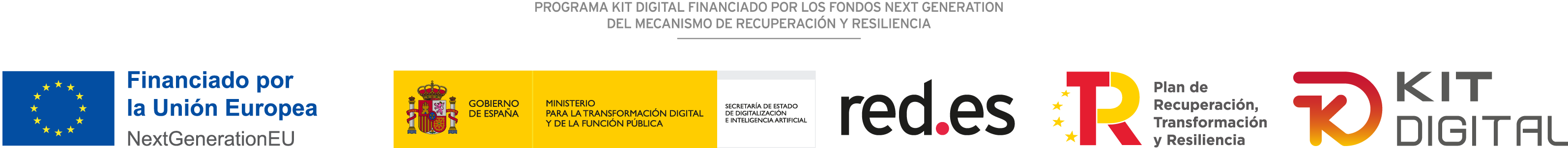 PROGRAMA KIT DIGITAL COFINANCIADO POR LOS FONDOS NEXT GENERATION (EU) DEL MECANISMO DE RECUPERACIÓN Y RESILIENCIA